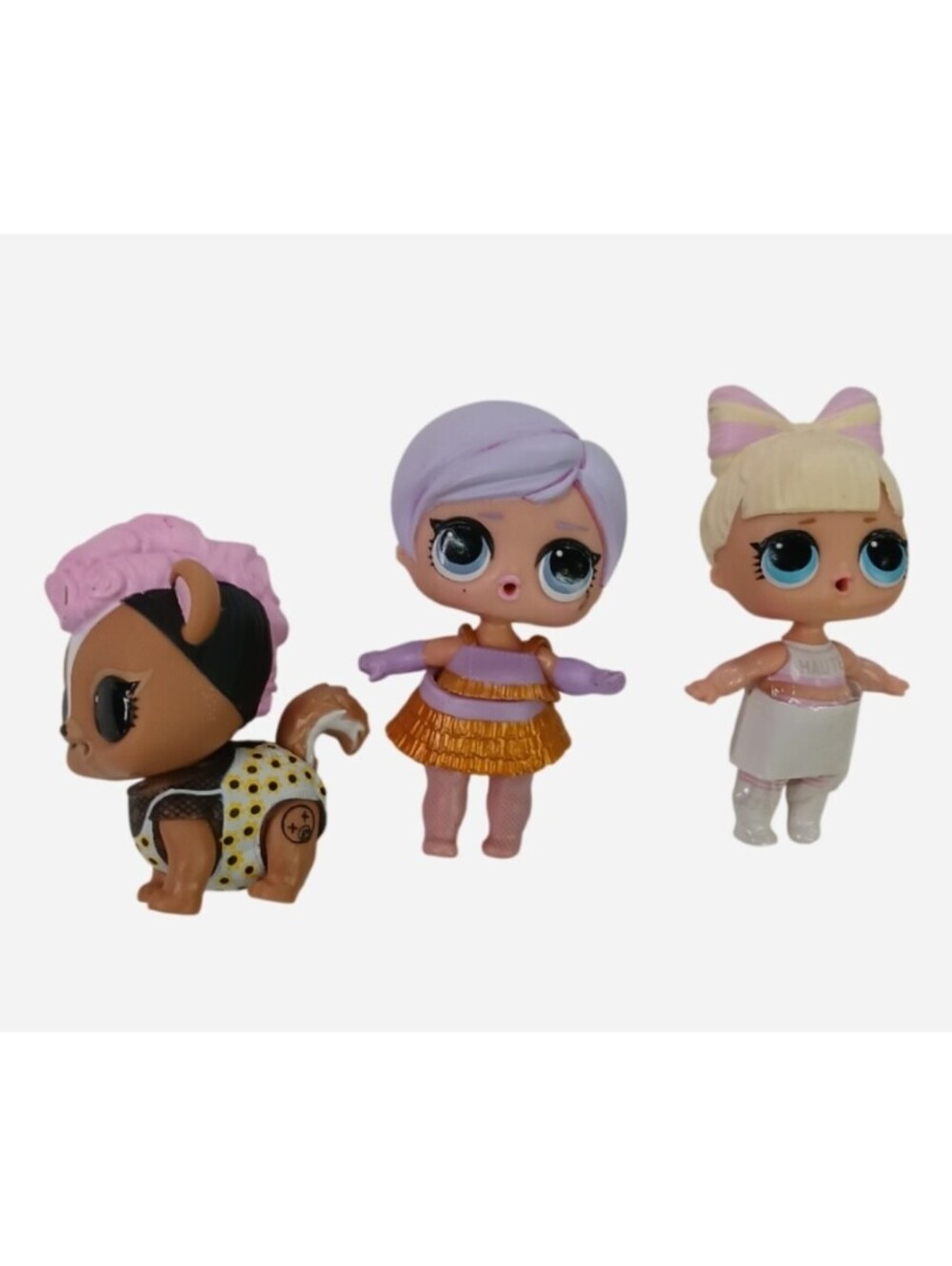 LOL Surprise Lot The Great Baby Series 4 Under Wraps Fancy Grunge Skunk Doll Pet